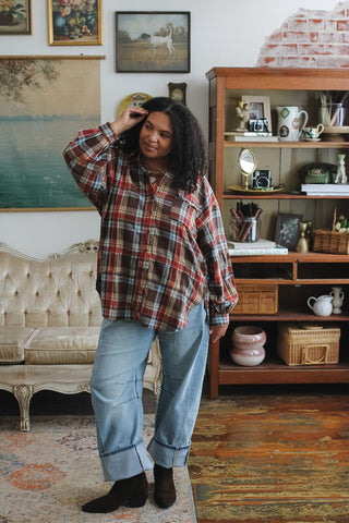 Sawyer Vintage Washed Oversized Flannel