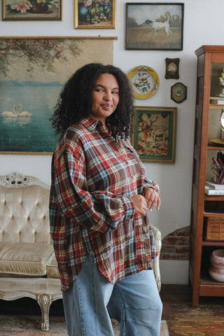 Sawyer Vintage Washed Oversized Flannel