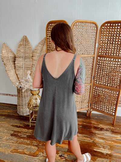 No One Better Ribbed Mini Dress
