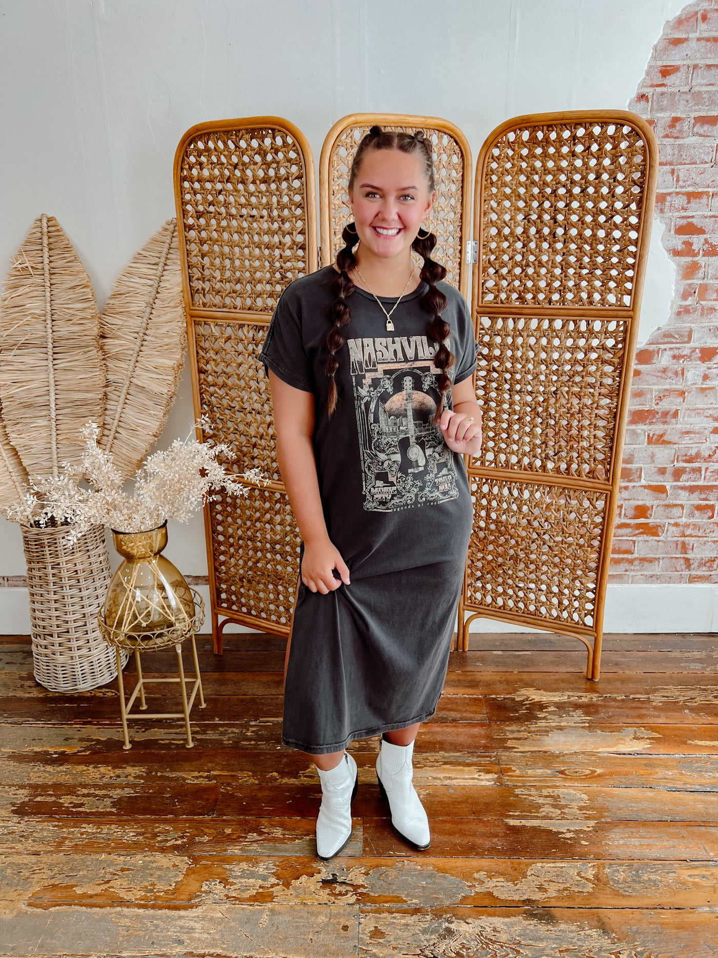 Nashville Slit Tee Dress