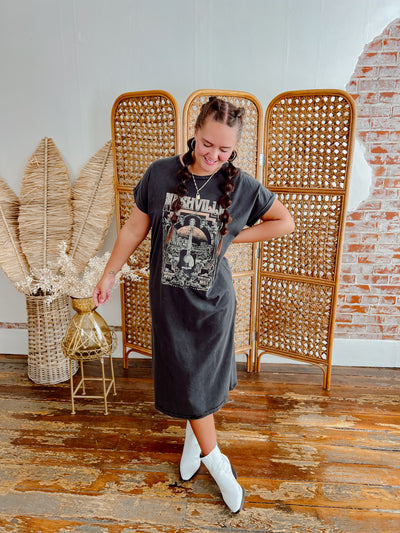 Nashville Slit Tee Dress