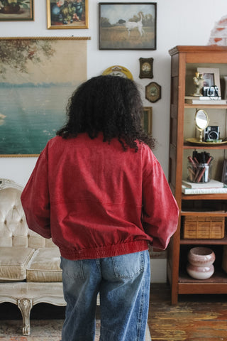 Andi Vintage Washed Bomber Jacket