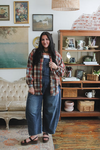 Sawyer Vintage Washed Oversized Flannel