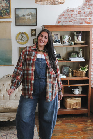 Sawyer Vintage Washed Oversized Flannel