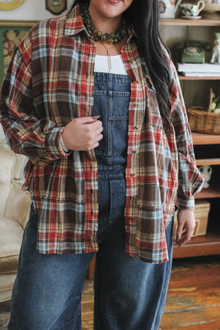 Sawyer Vintage Washed Oversized Flannel