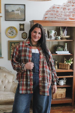 Sawyer Vintage Washed Oversized Flannel