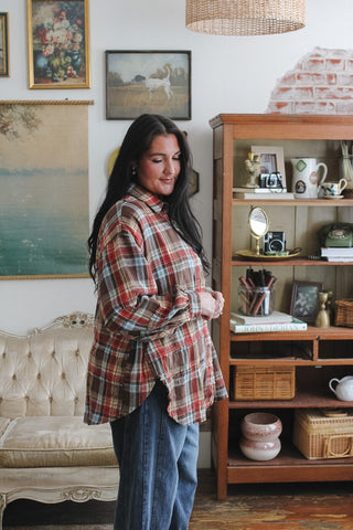 Sawyer Vintage Washed Oversized Flannel