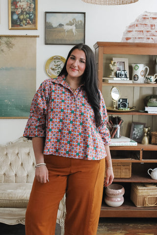 Raegan Patterned Pullover
