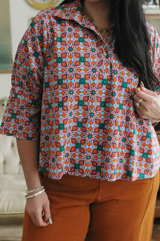 Raegan Patterned Pullover