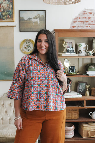Raegan Patterned Pullover