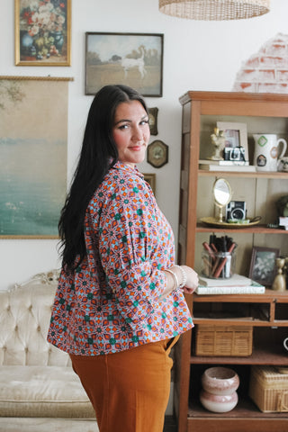 Raegan Patterned Pullover