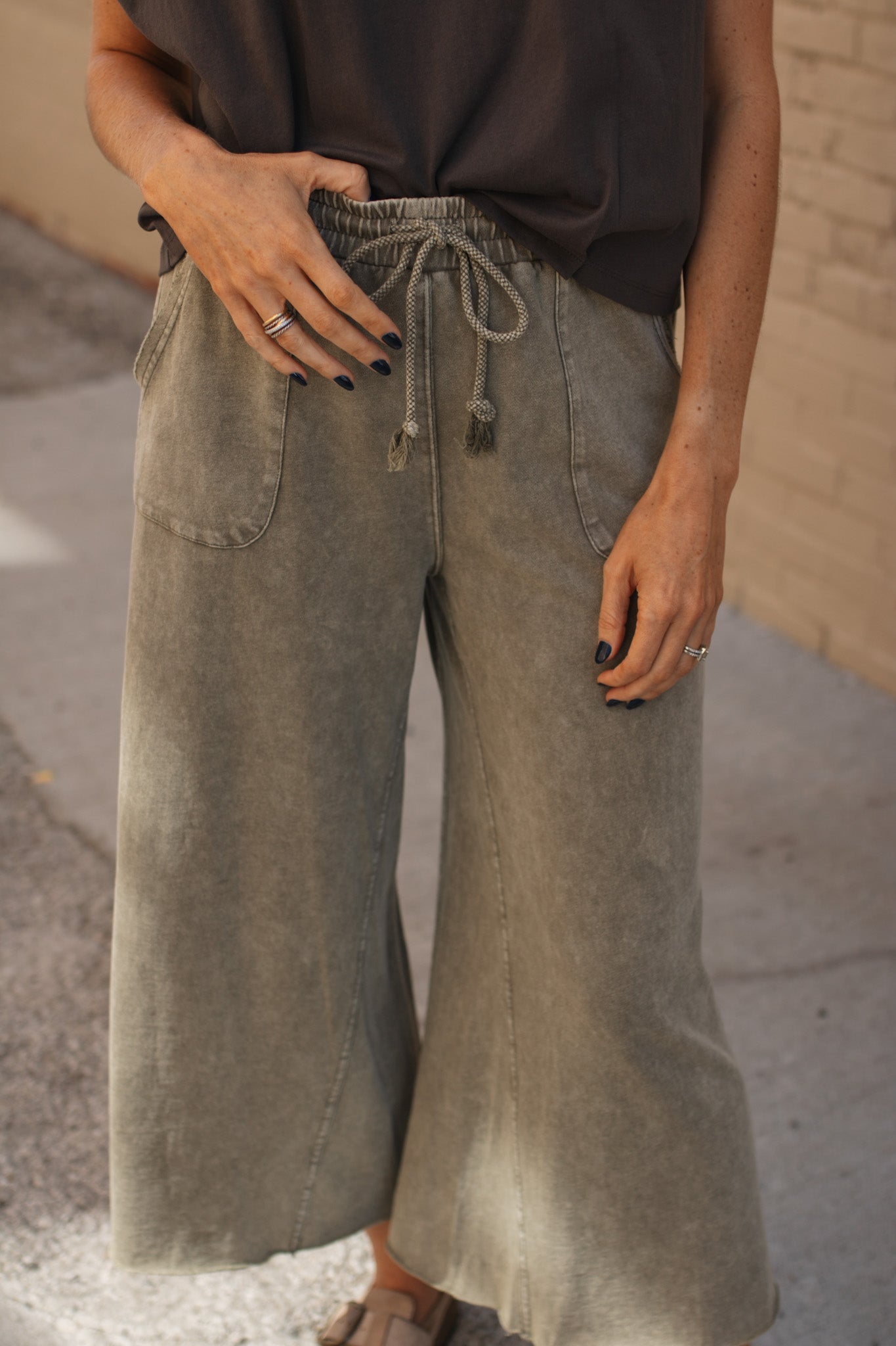 Desiree Wide Leg Knit Pants