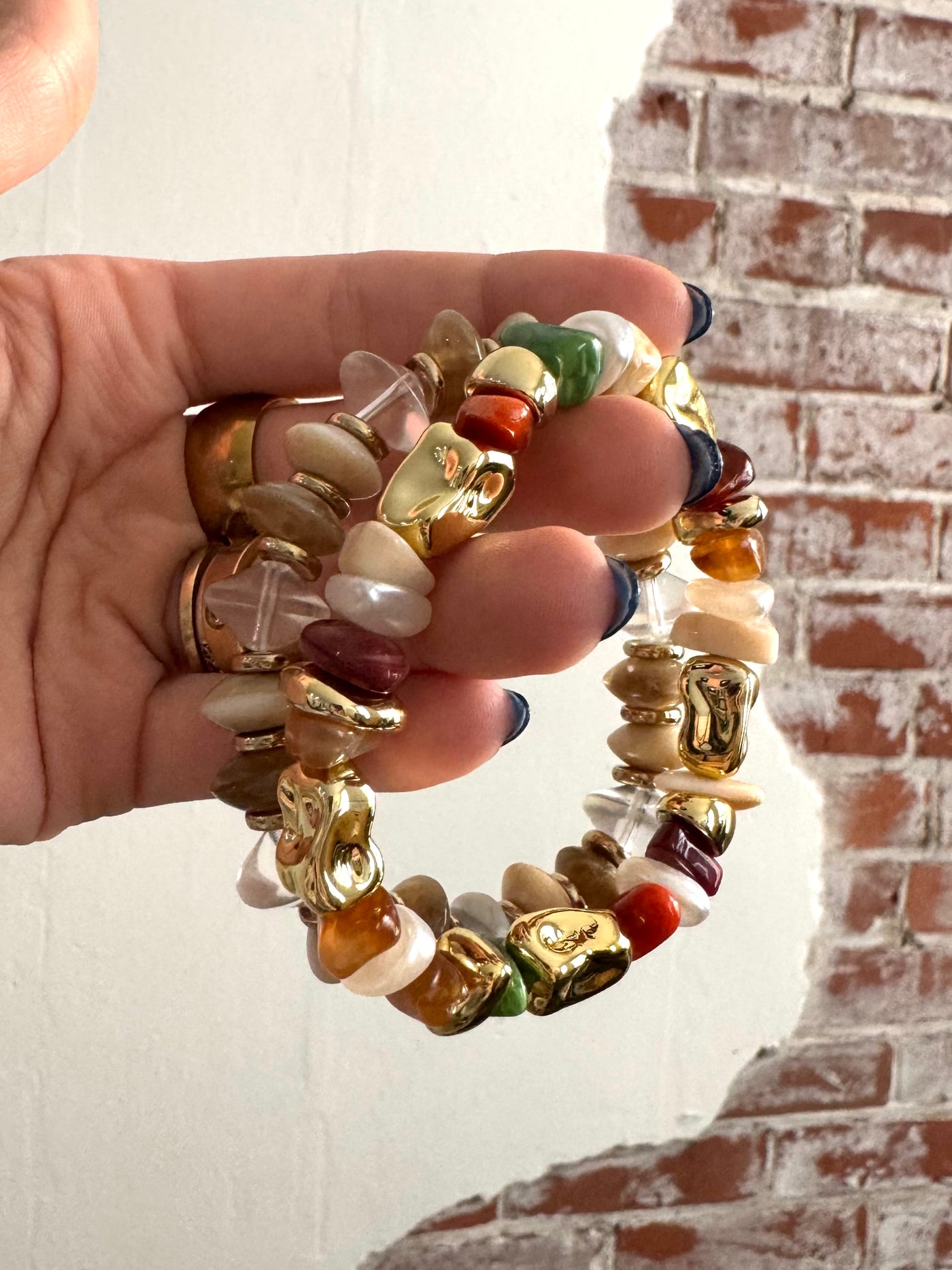 Mimi Cream Pop Beaded Bracelet