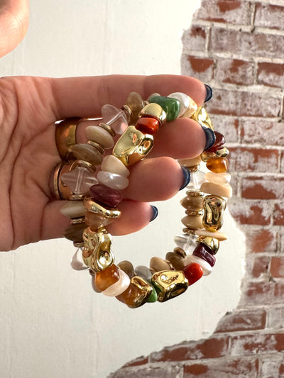 Mimi Cream Pop Beaded Bracelet