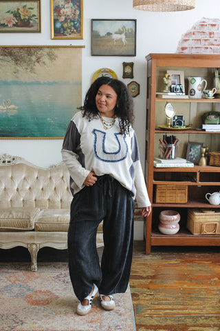 Parker Pull On Gauze Barrel Pant