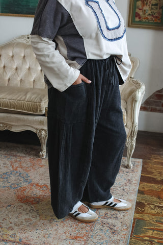 Parker Pull On Gauze Barrel Pant
