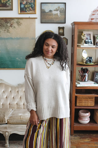 Blake Knit Long Sleeve Oversized Sweater