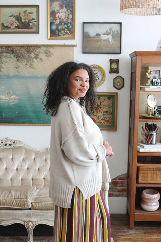 Blake Knit Long Sleeve Oversized Sweater