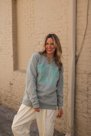 Motherhood Washed Crewneck Sweatshirt