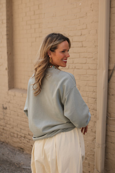 Motherhood Washed Crewneck Sweatshirt