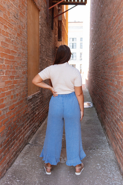 Plain As Day Mockneck Top