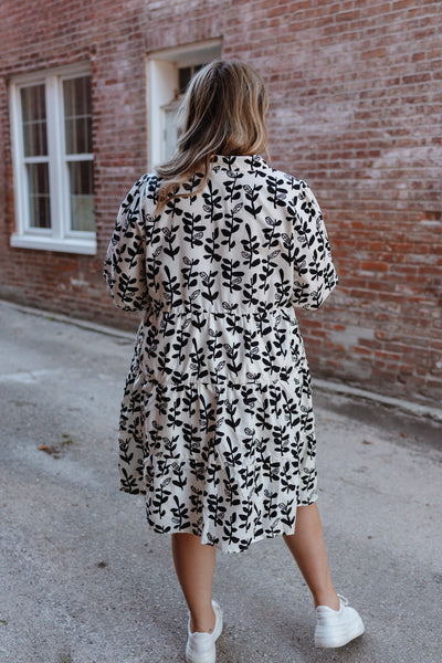 Yours Truly Floral Dress