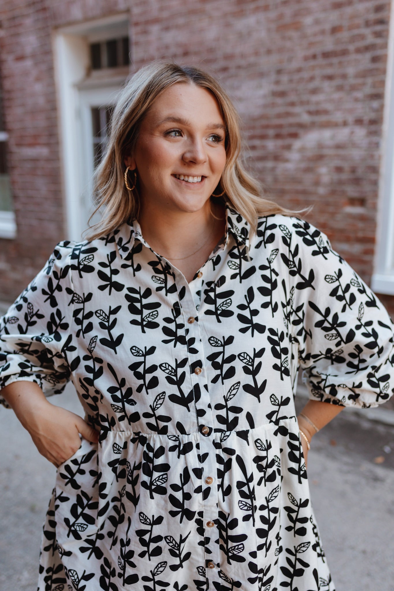 Yours Truly Floral Dress