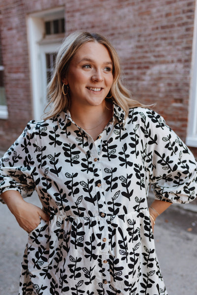 Yours Truly Floral Dress