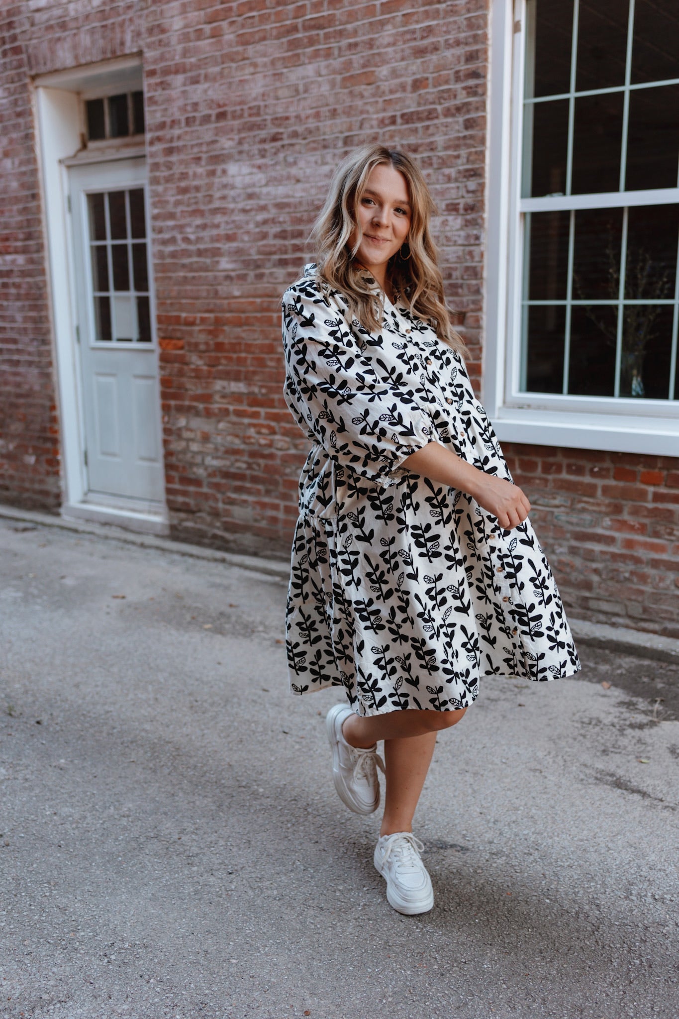 Yours Truly Floral Dress