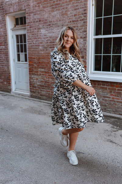 Yours Truly Floral Dress