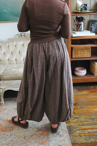 Rowan Floral Drawstring Balloon Pant