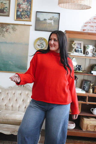 Logan Mock Neck Knit Sweater