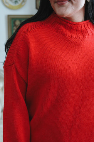 Logan Mock Neck Knit Sweater
