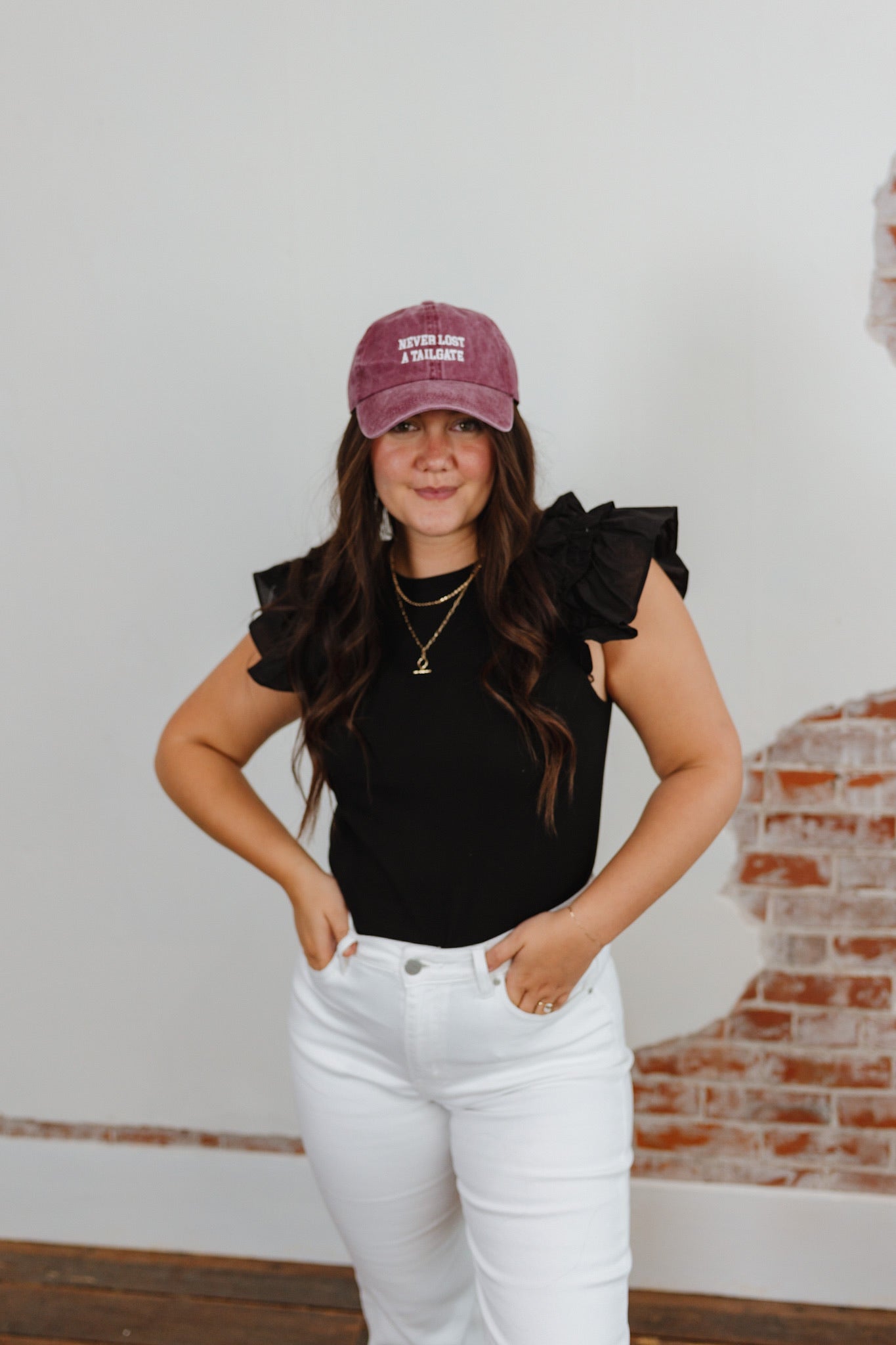 Just A Little Ruffle Top