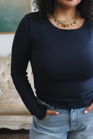 Allie Ribbed Everyday Long Sleeves