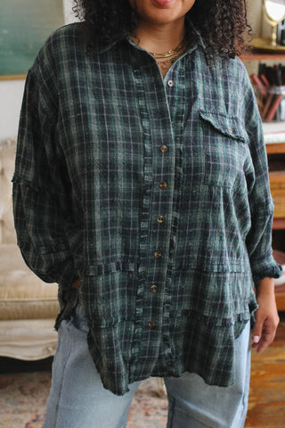 Sawyer Vintage Washed Oversized Flannel