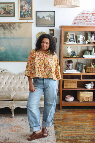 Merritt Peach Rose Swing Jacket