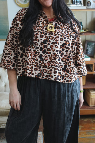 Taylor Leopard Swing Jacket