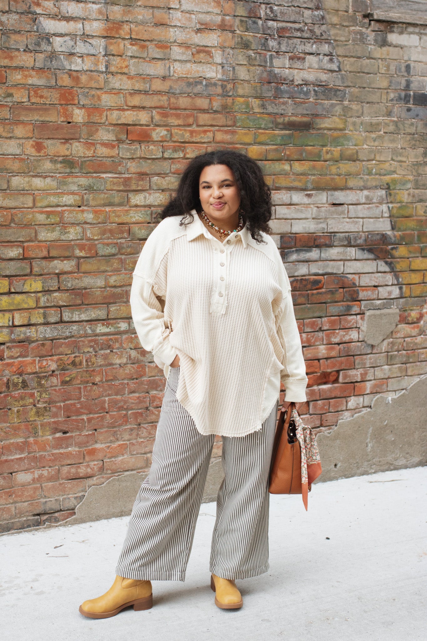 Natalie Waffle Knit Tunic