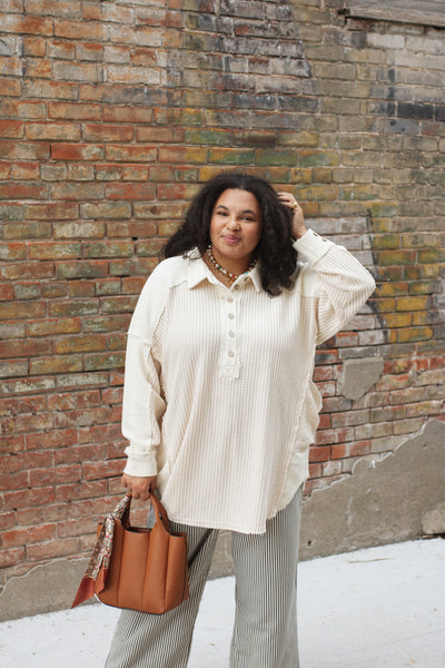Natalie Waffle Knit Tunic