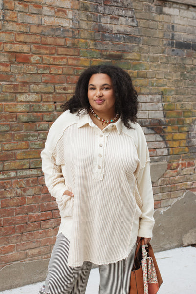 Natalie Waffle Knit Tunic
