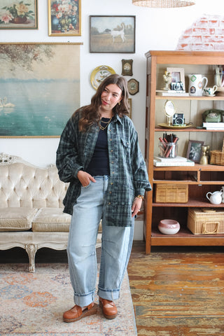 Sawyer Vintage Washed Oversized Flannel