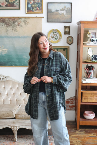 Sawyer Vintage Washed Oversized Flannel