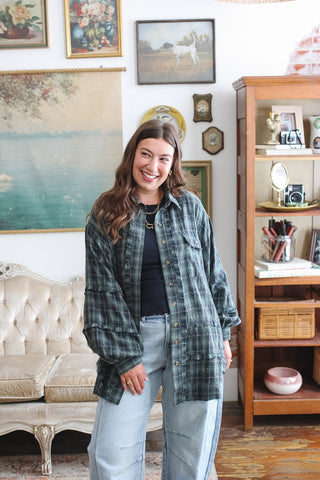 Sawyer Vintage Washed Oversized Flannel