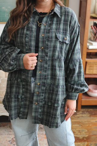 Sawyer Vintage Washed Oversized Flannel