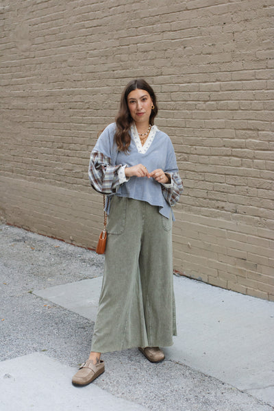 Desiree Wide Leg Knit Pants