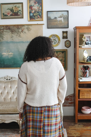Harper Contrast Stitch Sweater