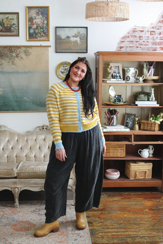 Chandler Striped Knit Cardigan