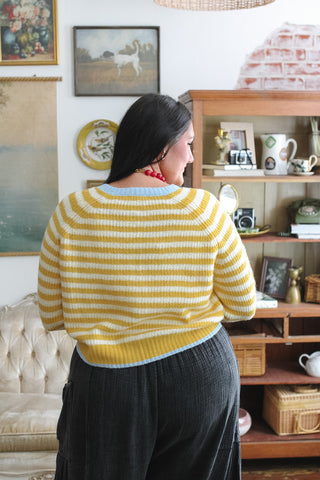 Chandler Striped Knit Cardigan