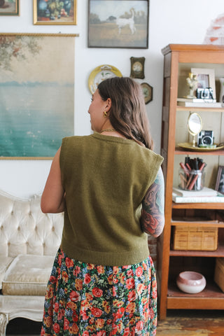 Kay Ribbed Knit Sweater Vest